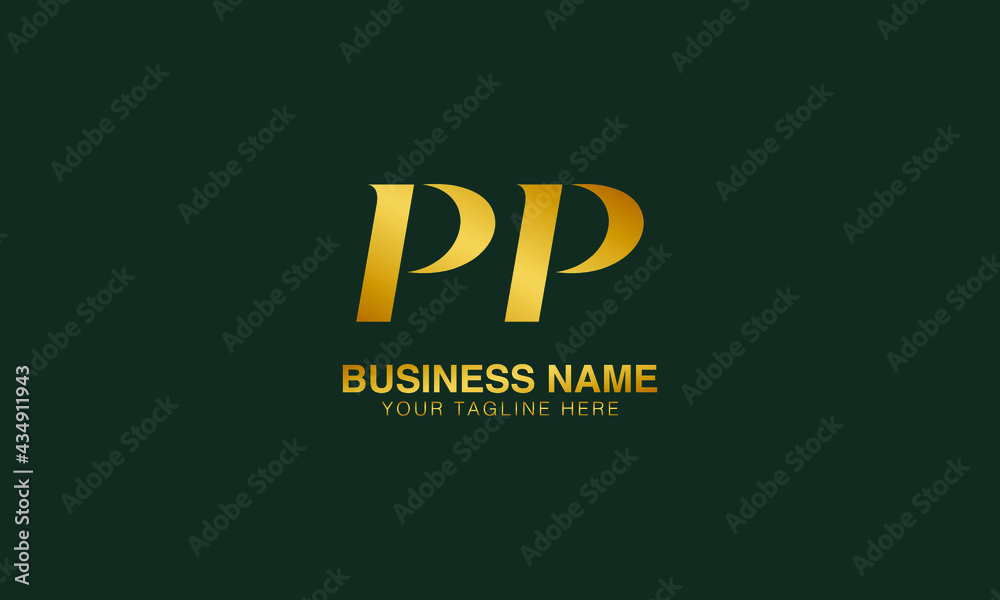 PP P initial logo | initial based abstract modern minimal creative logo ...