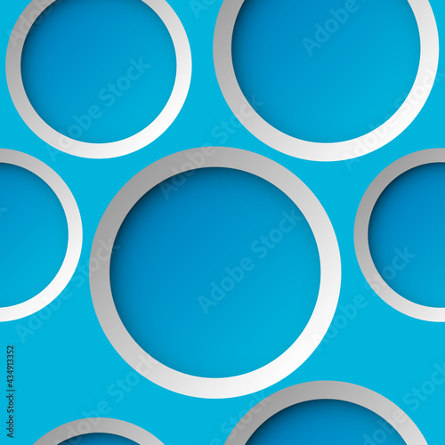 Seamless round pattern. Circle textured background from asia & east. Interlocking round shapes. Interweaving hexagonal form. Interlacement grid. Endless network. Infinite tracery template circle
