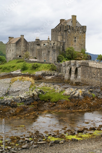 Iconic 13th century Eilean Donan Castle in Kyle of Lochalsh  Scotland  UK 