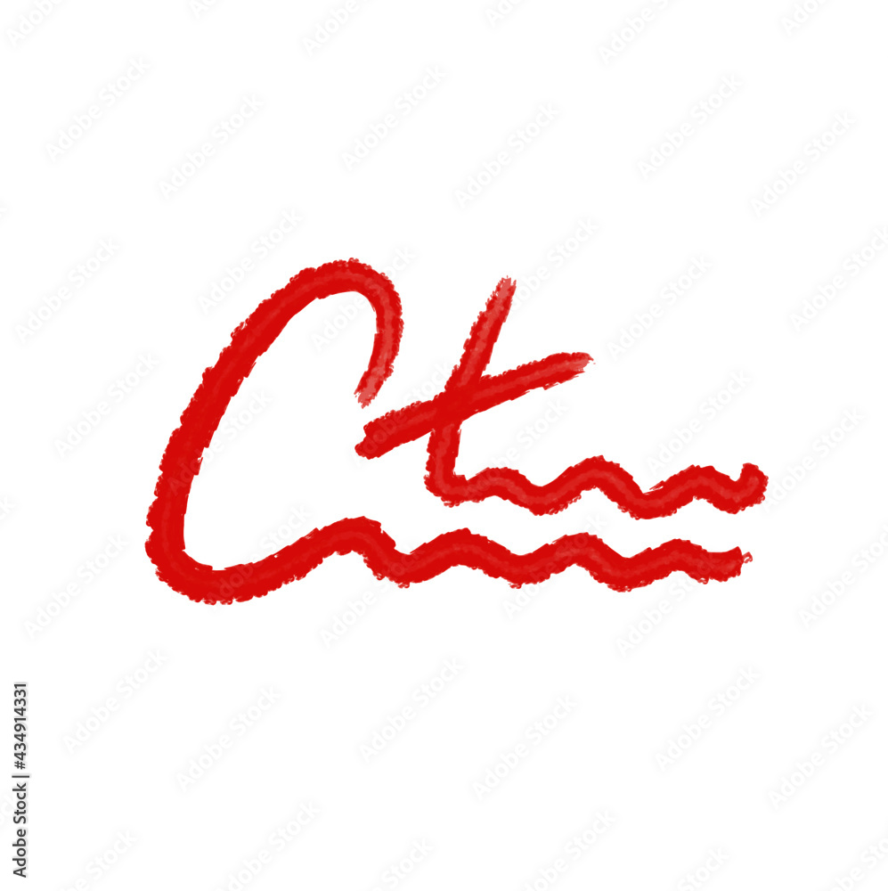 Ct initial handwritten logo for identity Ct initial handwritten logo for identity