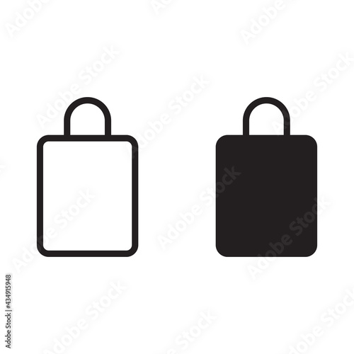 shopping bag Vector icon