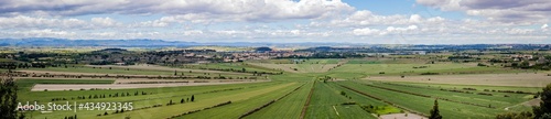Panorama de L'Étang de Montady vu depuis l'Oppidum D'Enserune