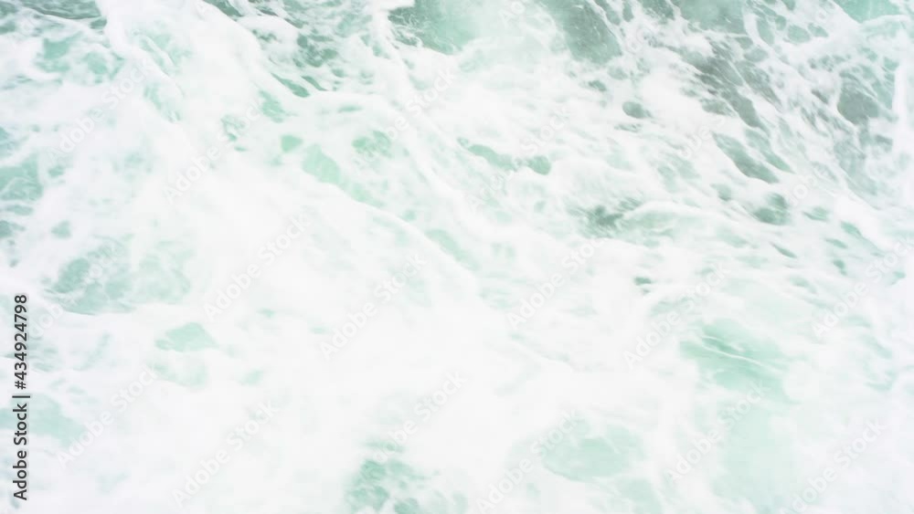 4k video. Waves of water of the ocean and the sea 4k video. Waves of water of the ocean and the sea