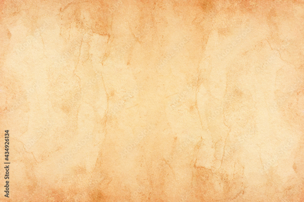 Old brown paper grunge for background. Abstract liquid coffee color texture.