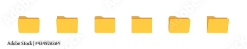 folder icon. document directory sign. data folder vector file