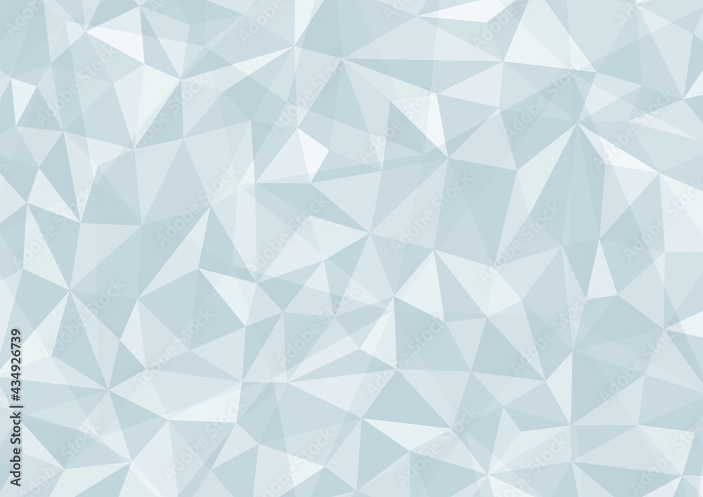 グレーのポリゴン背景イラスト 幾何学模様 Polygonal Background Gray Stock Vector Adobe Stock