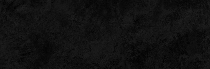 Panorama of Dark grey black slate background or texture. Black granite slabs background