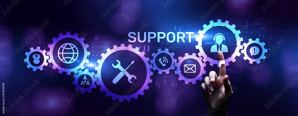 Support Customer service satisfaction business technology concept Support Customer service satisfaction business technology concept