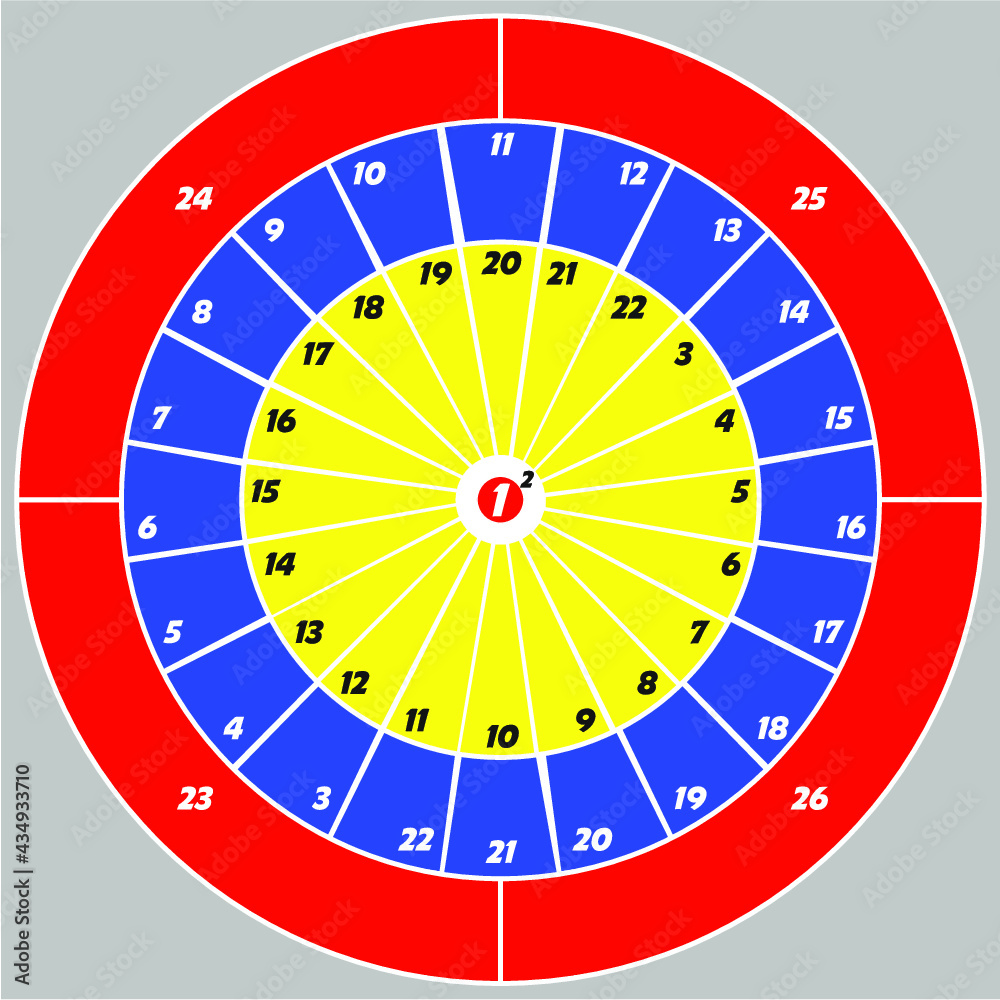 Obraz premium Darts game board 