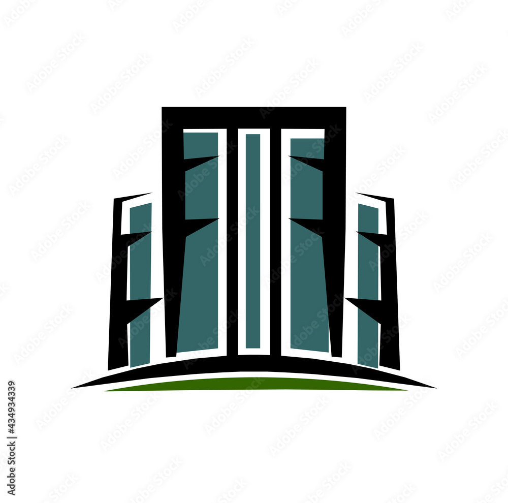 Building logo real estate home construction icon
