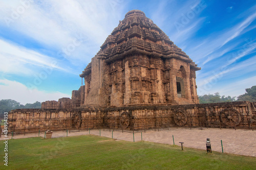 General view of the ancient Konark Sun Temple in Odisha  India