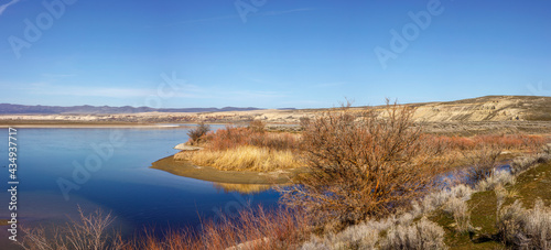 The Columbia River in Hanford Reach National Monument, Washington photo