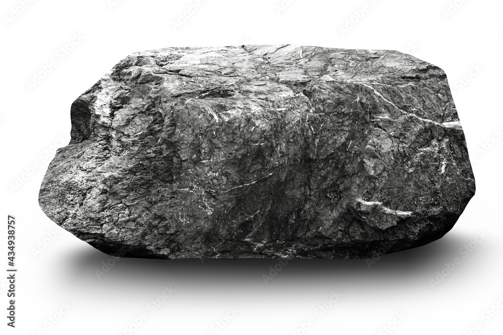 Fototapeta premium stones white background, Clipping path
