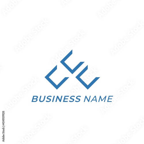 logo design creative triple letter C © Decky