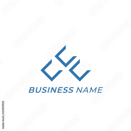 logo design creative triple letter C