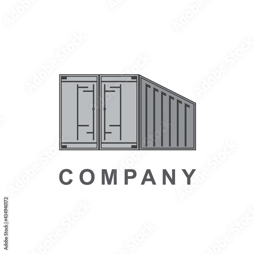creative buildings containers box logo