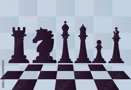 six chess pieces game