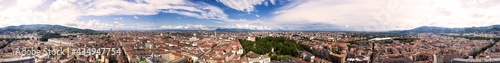 360° Panoramic view of Turin from the Mole Antonelliana