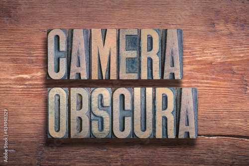 camera obscura wood photo