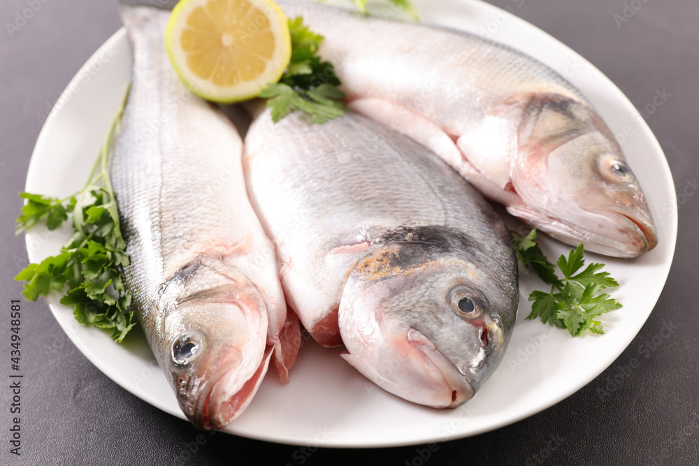 raw fish with lemon and herbs raw fish with lemon and herbs