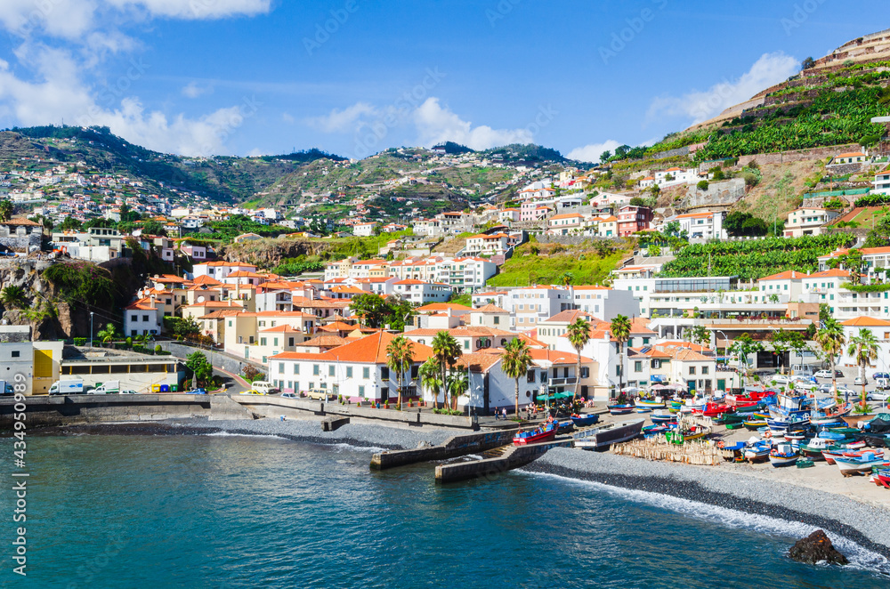 Harbor and village of Camara de Lobos, Madeira