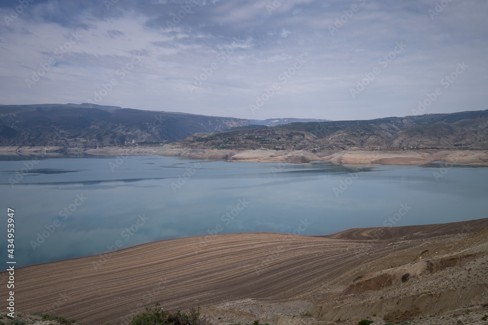 Chirkei reservoir in the Republic of Dagestan