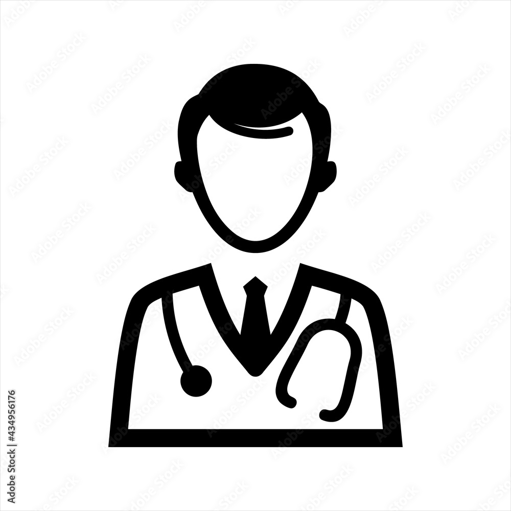 Medical helper icon, vector and glyph Medical helper icon, vector and glyph