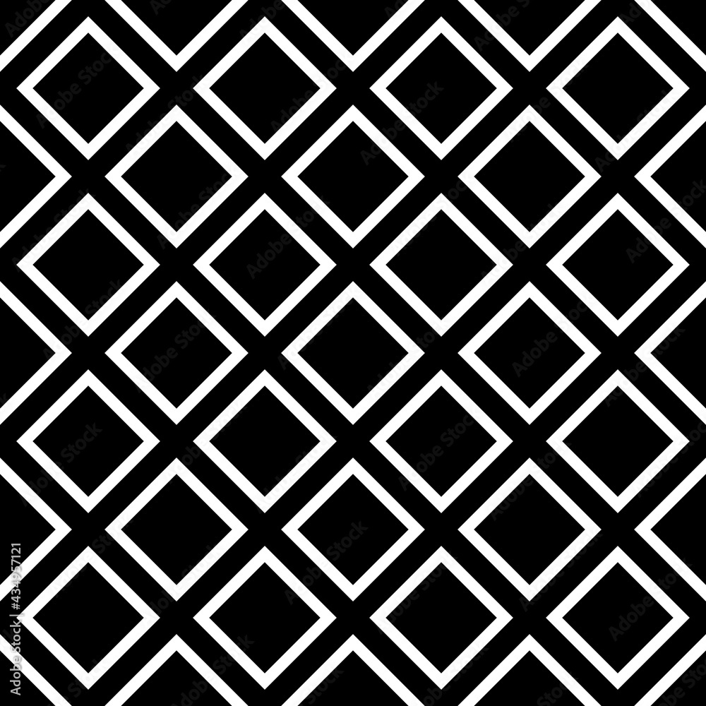 Tile black and white vector pattern or website background Tile black and white vector pattern or website background
