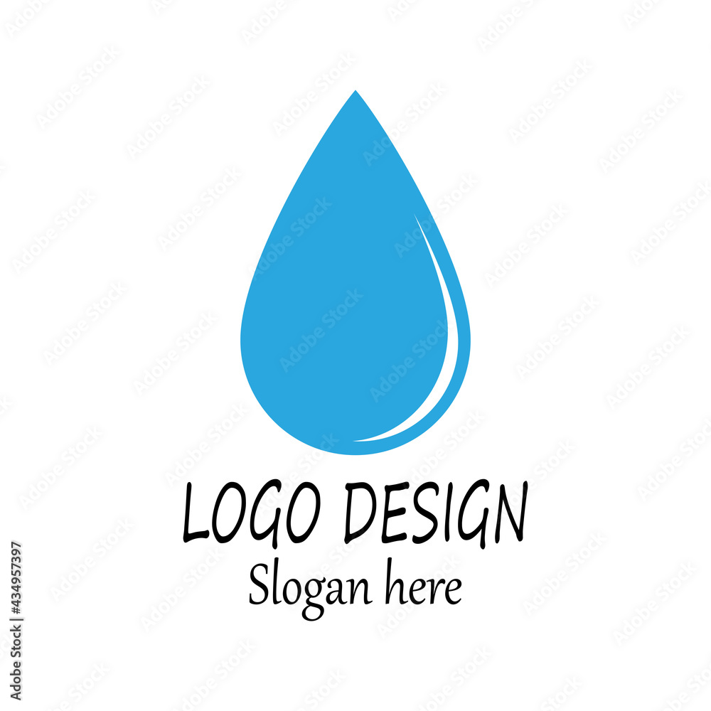 Water drop Logo Template vector illustration design Water drop Logo Template vector illustration design