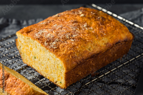 Homemade Cheesy Bread Loaf