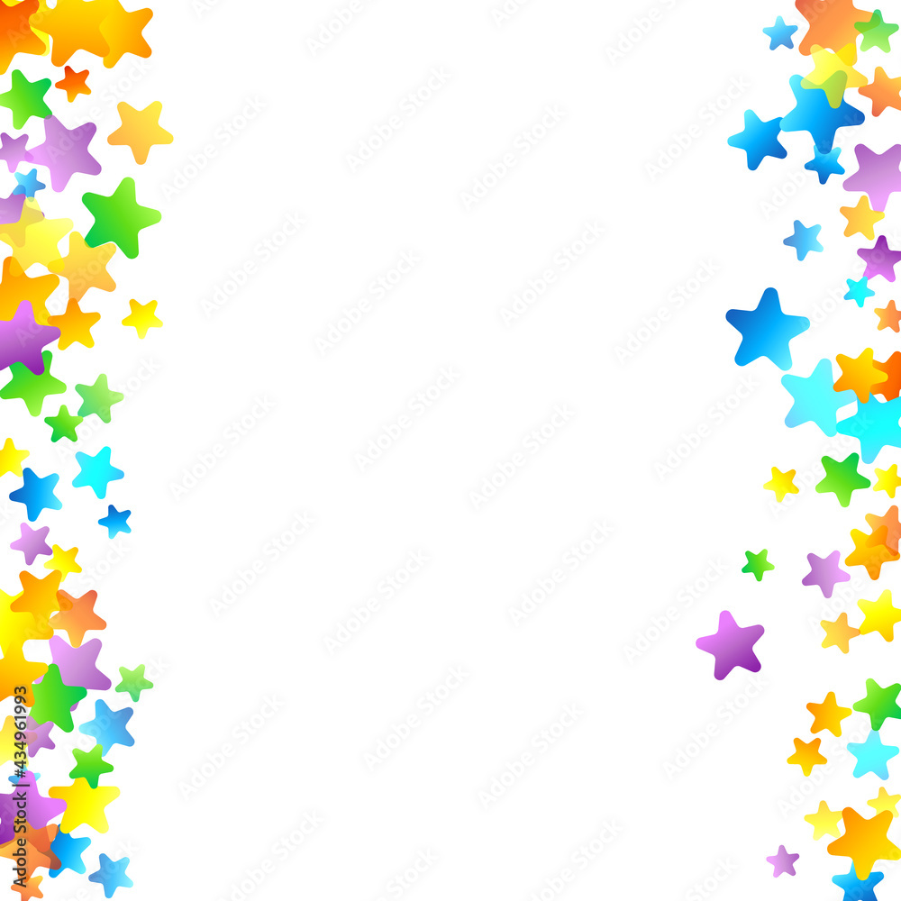 Rainbow Festive Confetti. Carnival Star Falling. Rainbow Festive Confetti. Carnival Star Falling.
