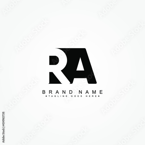 Initial Letter RA Logo - Simple Business Logo