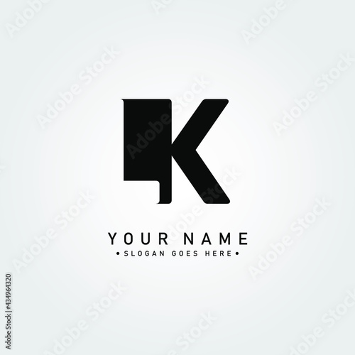 Initial Letter LK Logo - Simple Business Logo photo