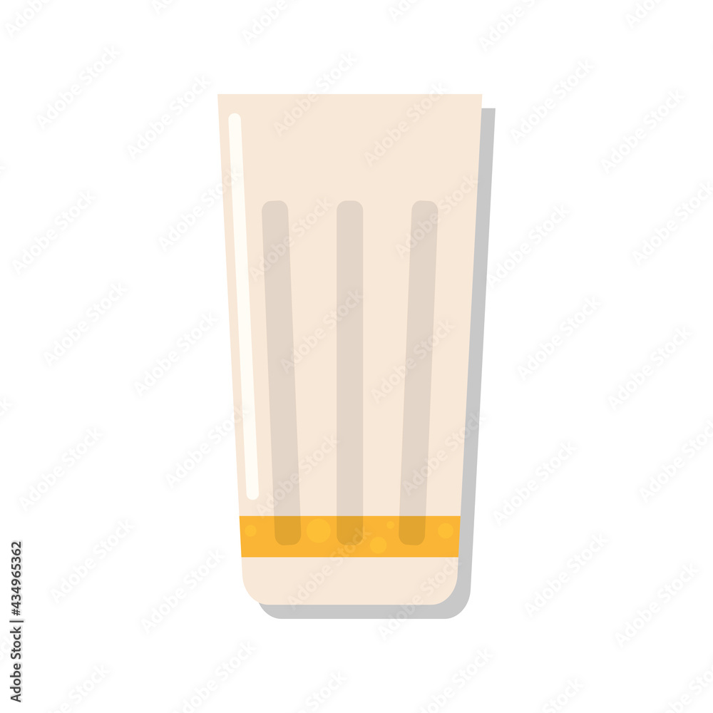 Isolated empty beer glass icon Vector illustration Isolated empty beer glass icon Vector illustration