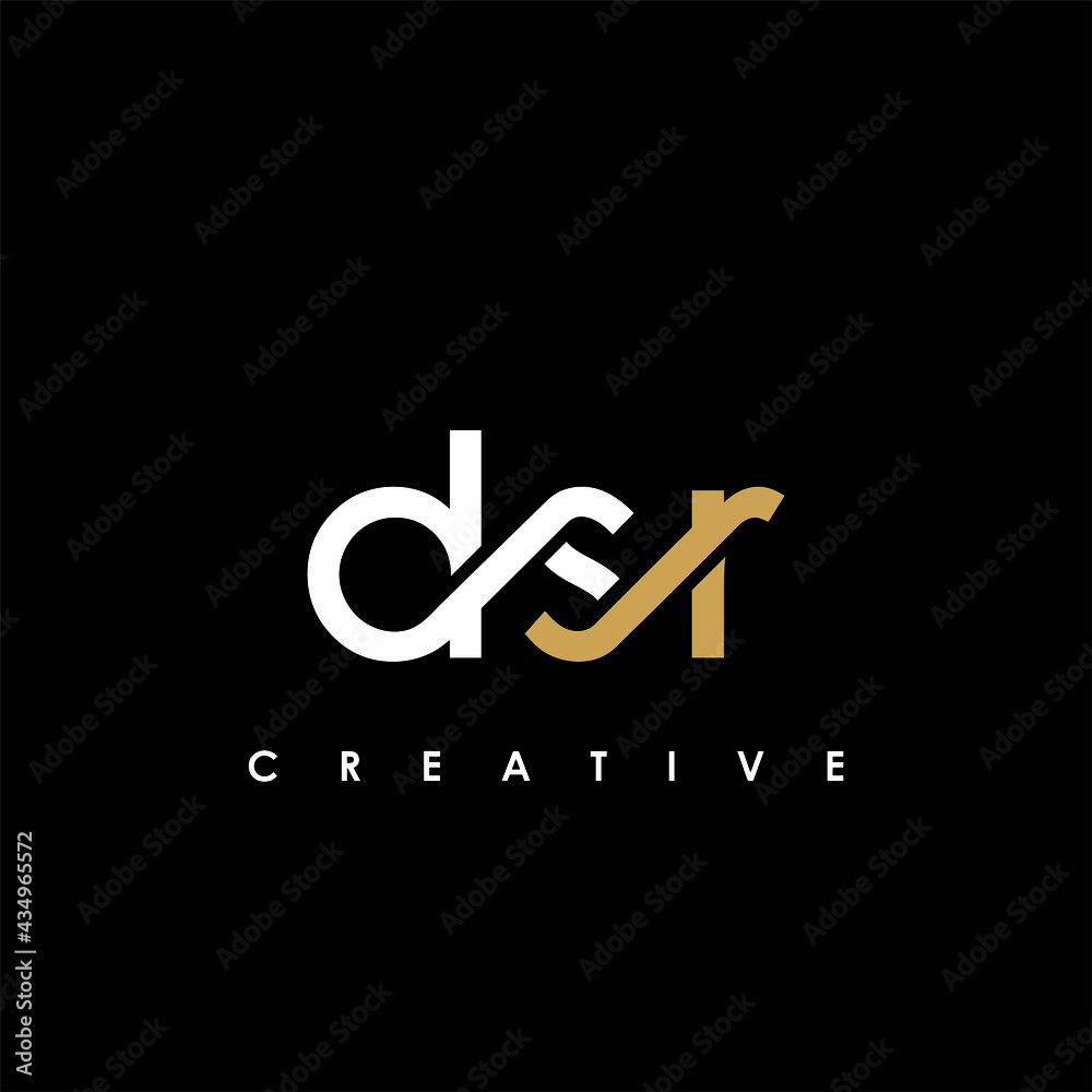 DSR Letter Initial Logo Design Template Vector Illustration Stock ...
