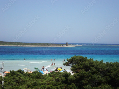 beach and sea of la pelosa