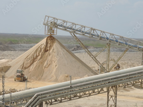 concrete factory in the desert