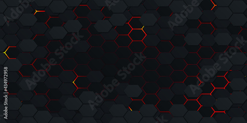 Modern honeycomb background Vector © lado