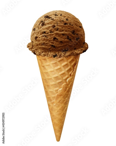 アイスクリーム チョコチップ イラスト リアル コーン Stock Illustration Adobe Stock アイスクリーム チョコチップ イラスト リアル コーン Stock Illustration Adobe Stock