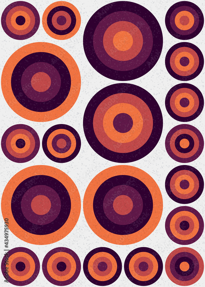 Abstract Geometric Pattern generative computational art illustration