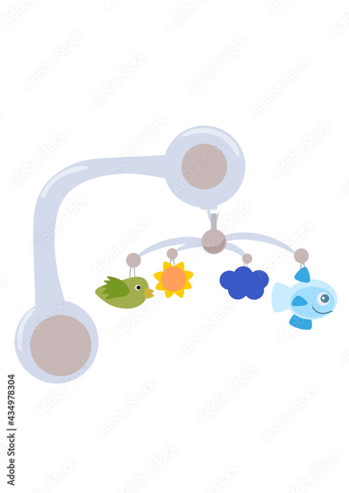 Musical Baby Crib Mobile for Kids bed toy for newborn svg inksape cloud, sun, fish, bird Musical Baby Crib Mobile for Kids bed toy for newborn svg inksape cloud, sun, fish, bird