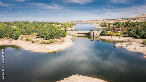 Ponton reservoir, the farm of San ildefonso, Spain