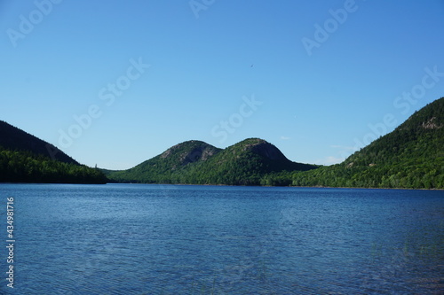 lake and mountains