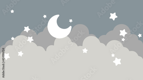 Cold night background 