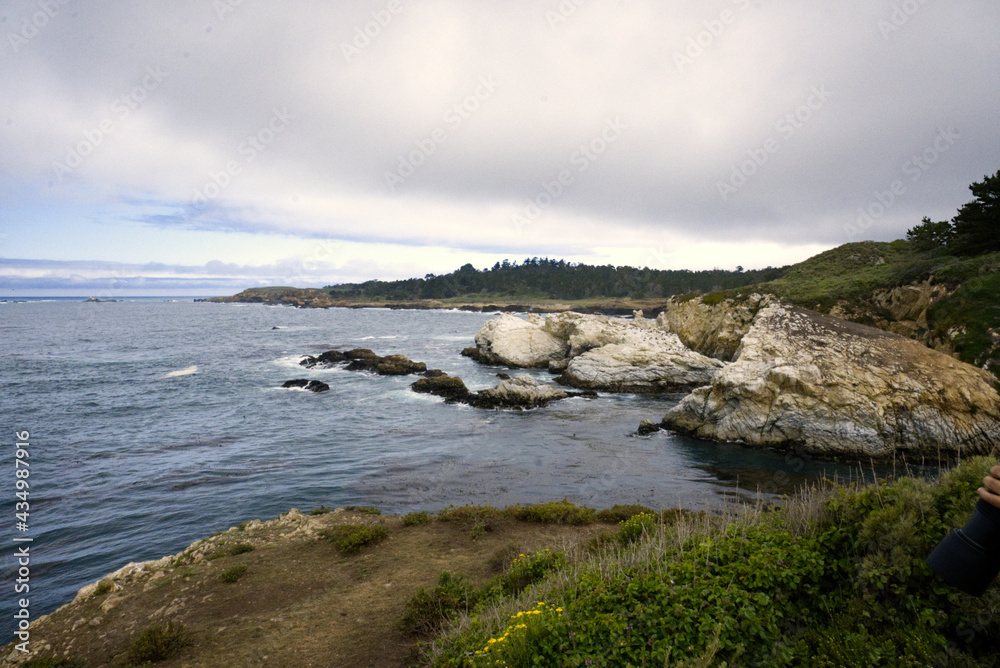 Point Lobos - Silky Cloud above the Coastline