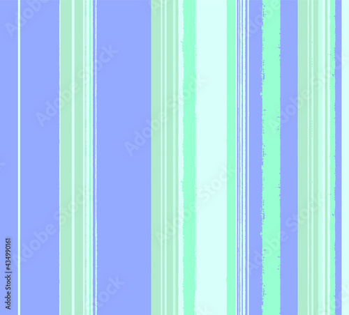 Hand drawn pastel rustic vertical striped seamless pattern design in vector, Ink paint line with torn linen effection linen textured.
