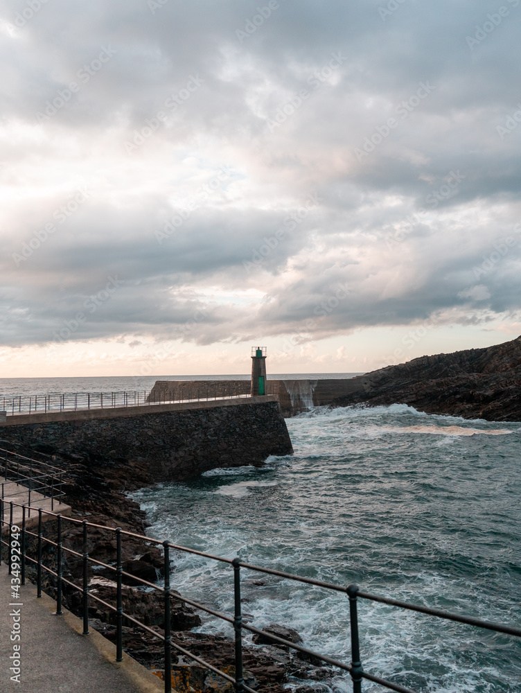 Faro de Viavélez, El Franco, Asturias, Spain. Faro de Viavélez, El Franco, Asturias, Spain.