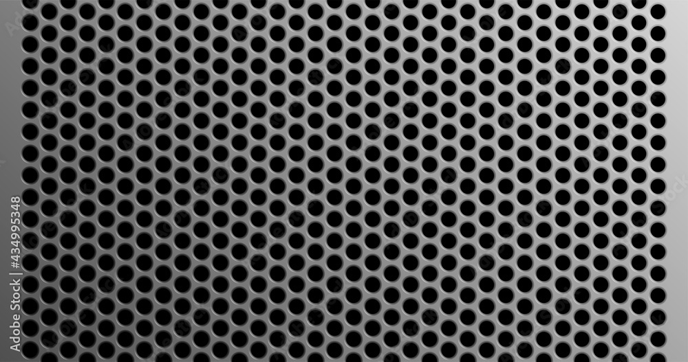 perforated metal grid with circular holes perforated metal grid with circular holes