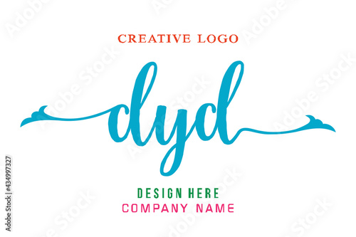 DYD lettering logo is simple, easy to understand and authoritative