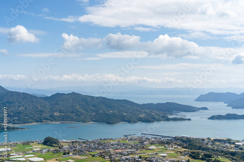 倉岳神社からの天草の眺め